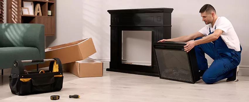 Old Rusted Metal Fireplace Repair And Replacement in Terrytown, LA